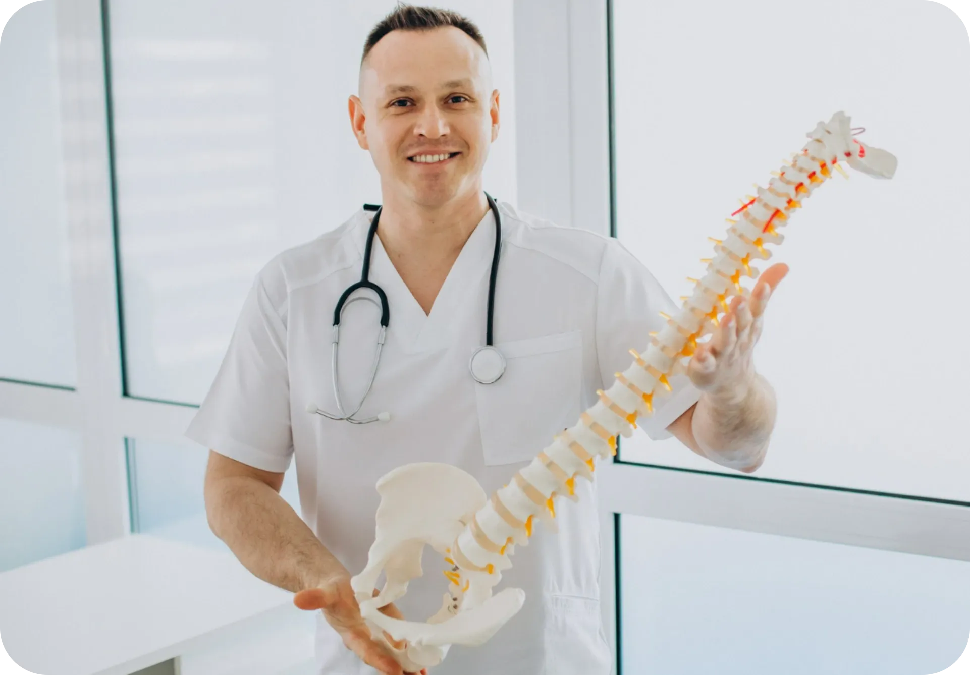 doctor-with-spine-skeleton